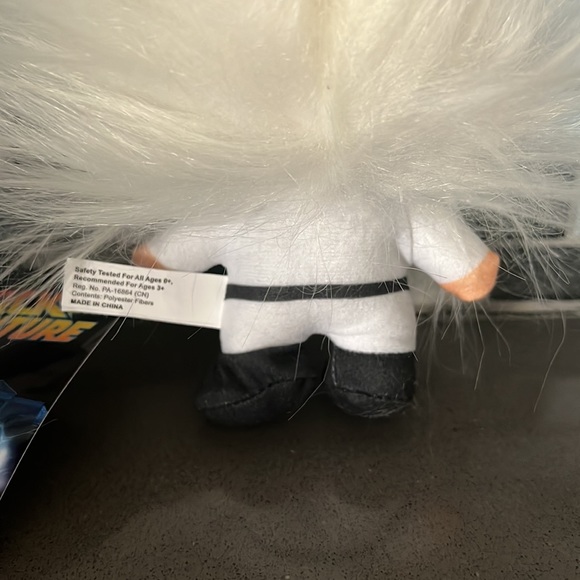 Back to the Future Doc Brown Chibi Plush Doll Figure 7" Universal Studios / NEW - Picture 9 of 13